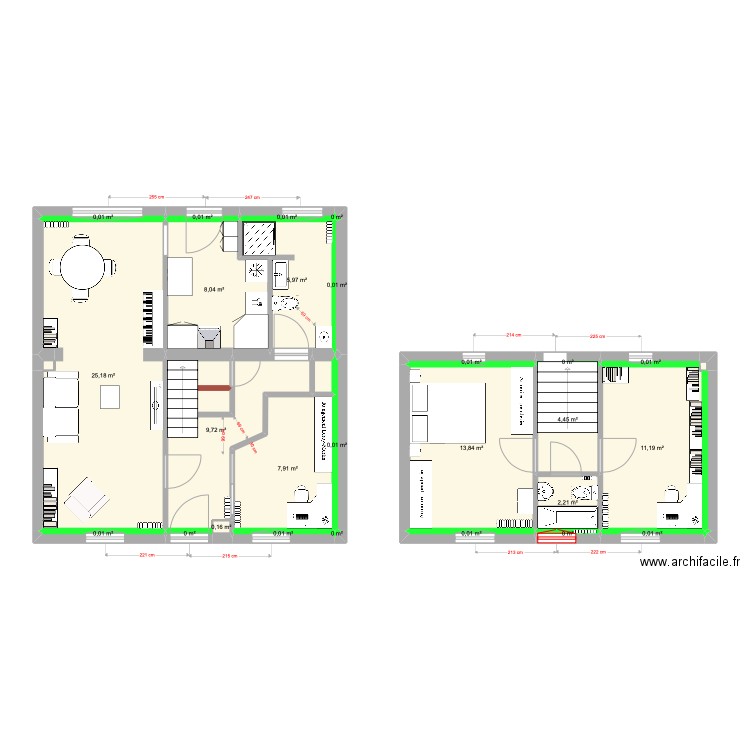 DamousRéflexions5. Plan de 29 pièces et 89 m2