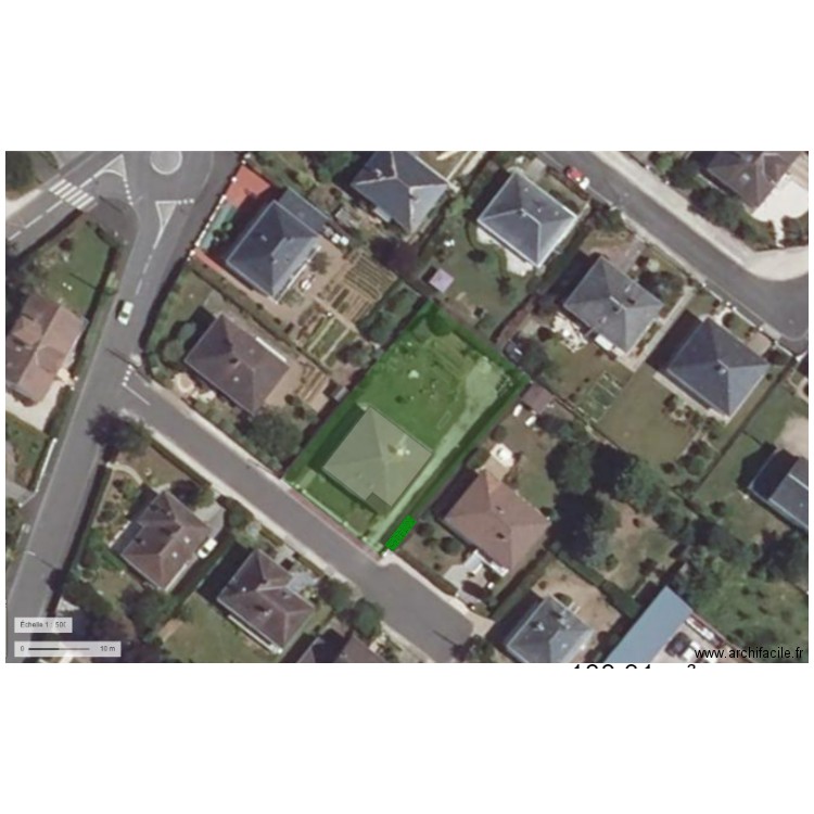 plan de masse initial. Plan de 0 pièce et 0 m2