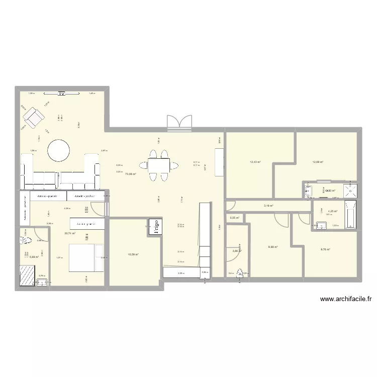 Plan Le Barp. Plan de 13 et 169 m² Plan Le Barp. Plan de 13 et 169 m²