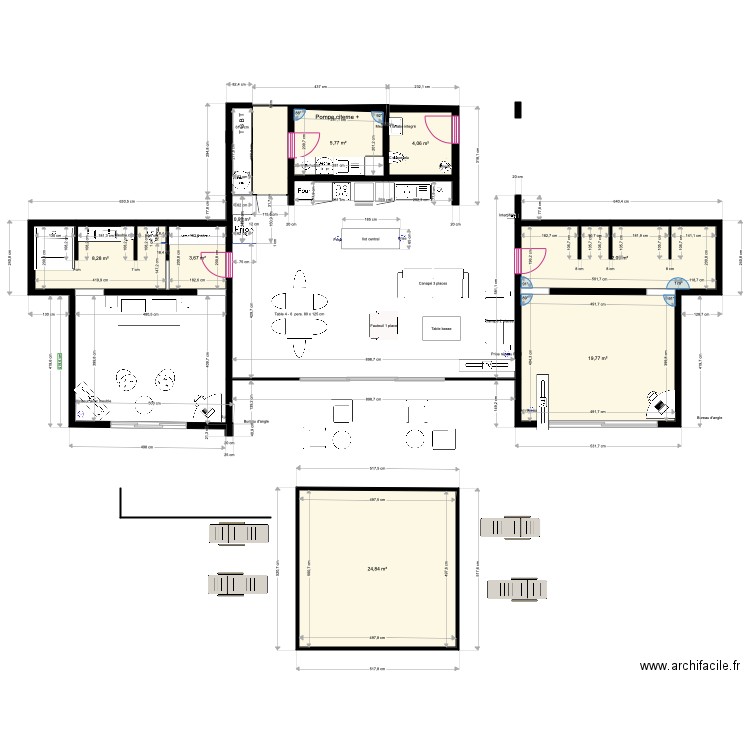 Mirabello projet CB modifier. Plan de 0 pièce et 0 m2