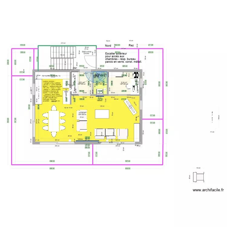 plan rez 3 9 x 6 m DC avec bureau V2. Plan de plan rez 3 9 x 6 m DC avec bureau V2. Plan de