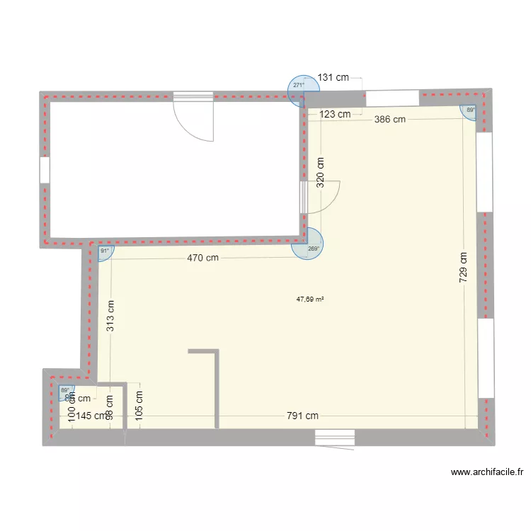 Maison Mouen. Plan de 