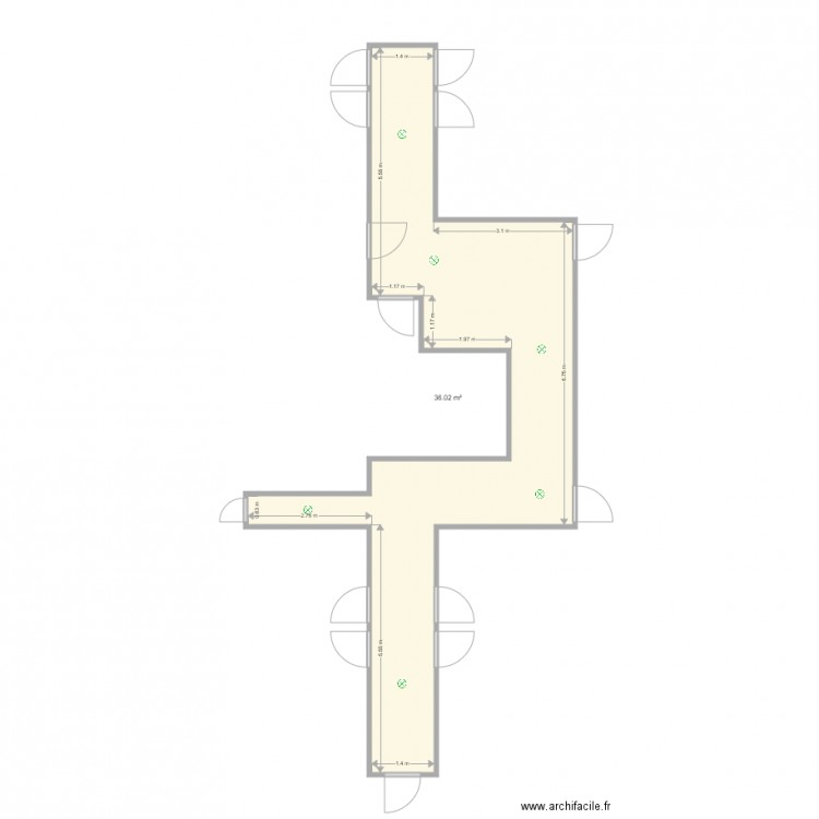 Ibis Hotel Chasse sur Rhôe. Plan de 0 pièce et 0 m2