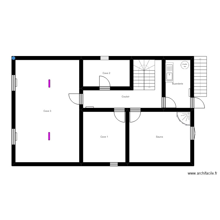 Sous-sol_PCB. Plan de 0 pièce et 0 m2