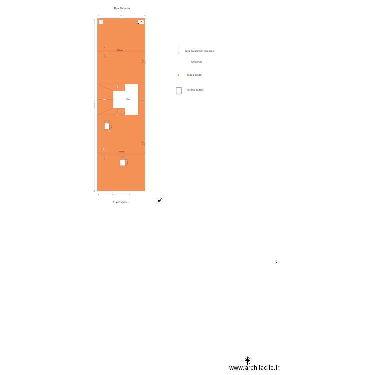 Toiture après travaux. Plan de 0 pièce et 0 m2