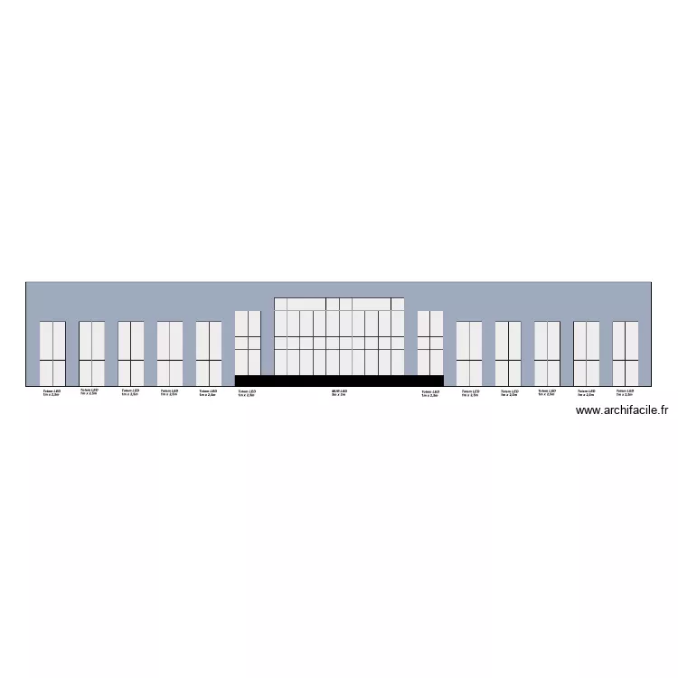 led Hilton Trafigura. Plan de 