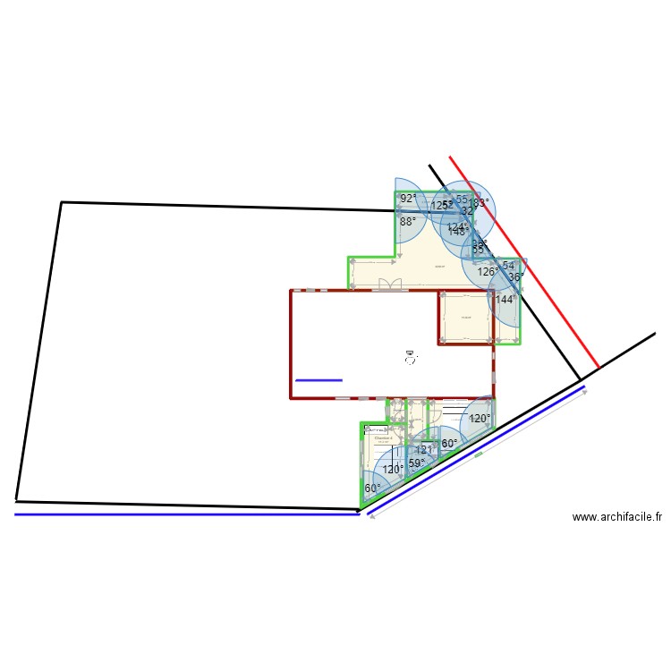 Favone Parcelle 928 et Villa. Plan de 0 pièce et 0 m2
