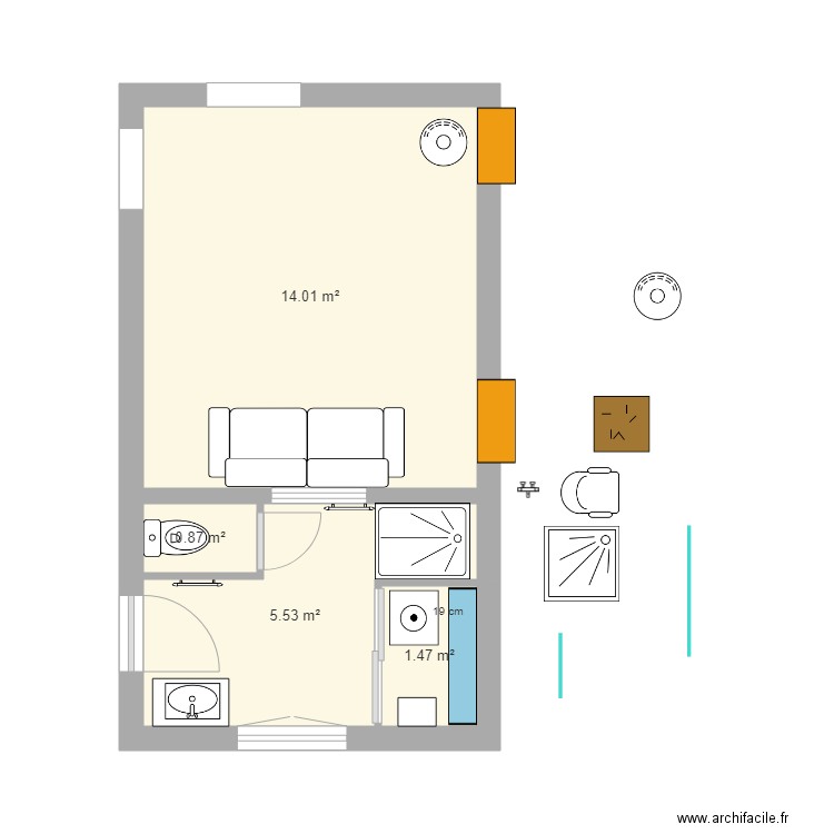 Grrr RdC 2023 - 05. Plan de 4 pièces et 22 m2