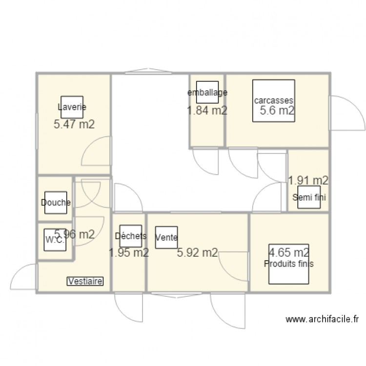 Bovidome. Plan de 0 pièce et 0 m2