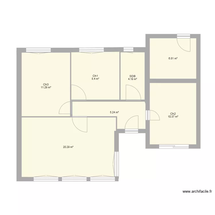 Narbonne Plage 1. Plan de 