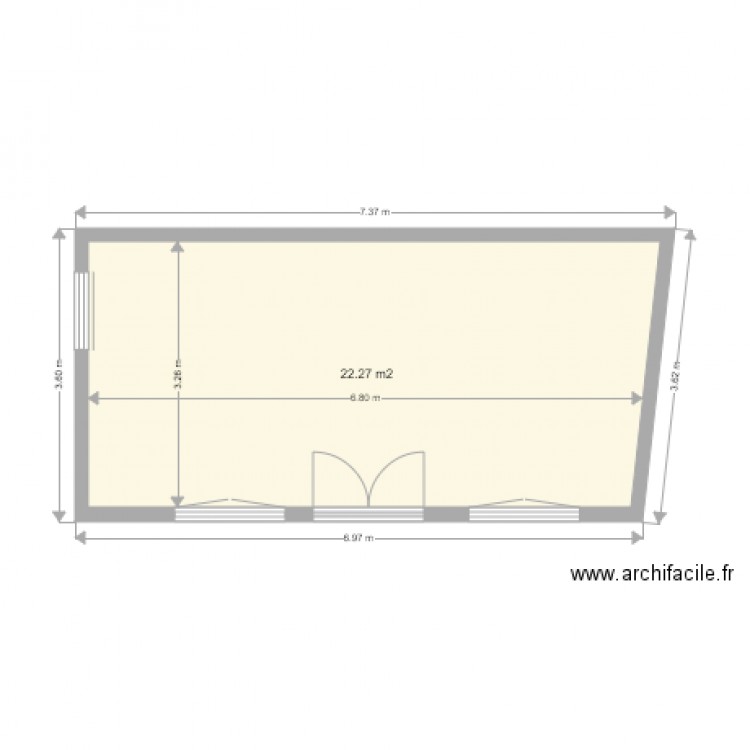 MOBIL HOME. Plan de 0 pièce et 0 m2