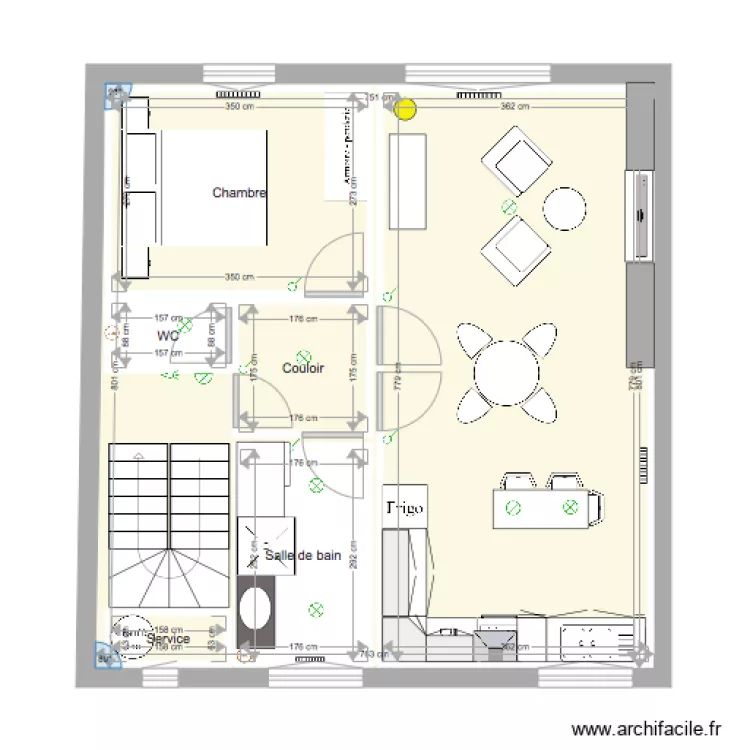 CARNOT 1er &eacute;tage autres meubles. Plan de 