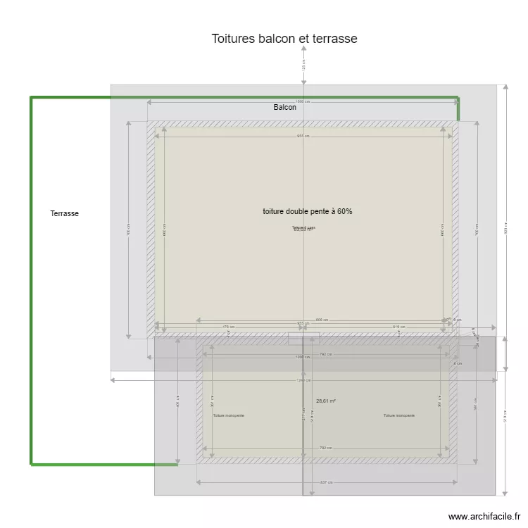 toiture balcon terrasse 8 2. Plan de 