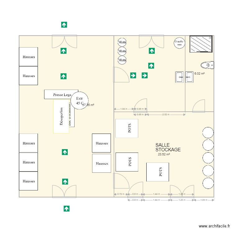 morello. Plan de 0 pièce et 0 m2