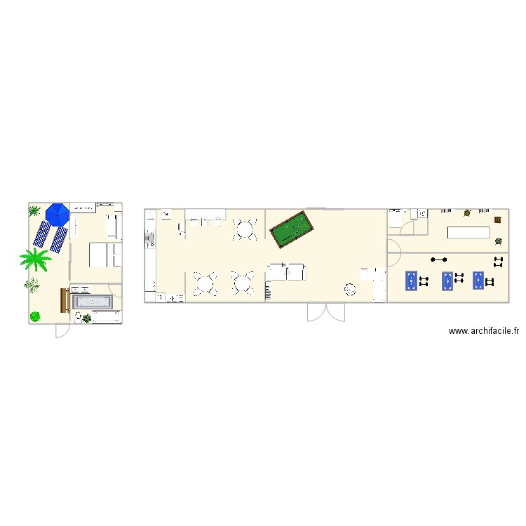 Module du haut chambre. Plan de 0 pièce et 0 m2