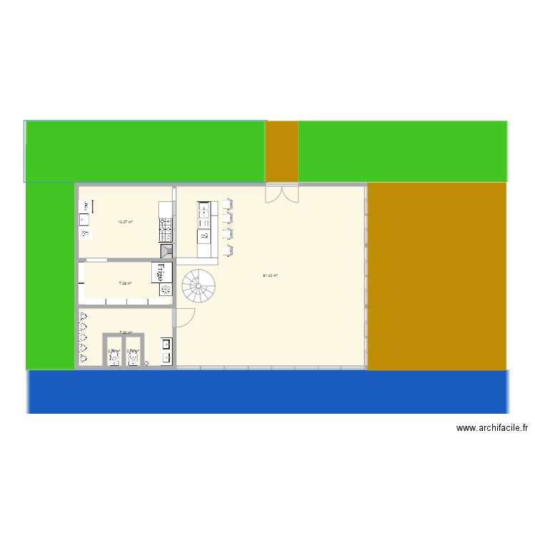 Guinguette 1. Plan de 0 pièce et 0 m2