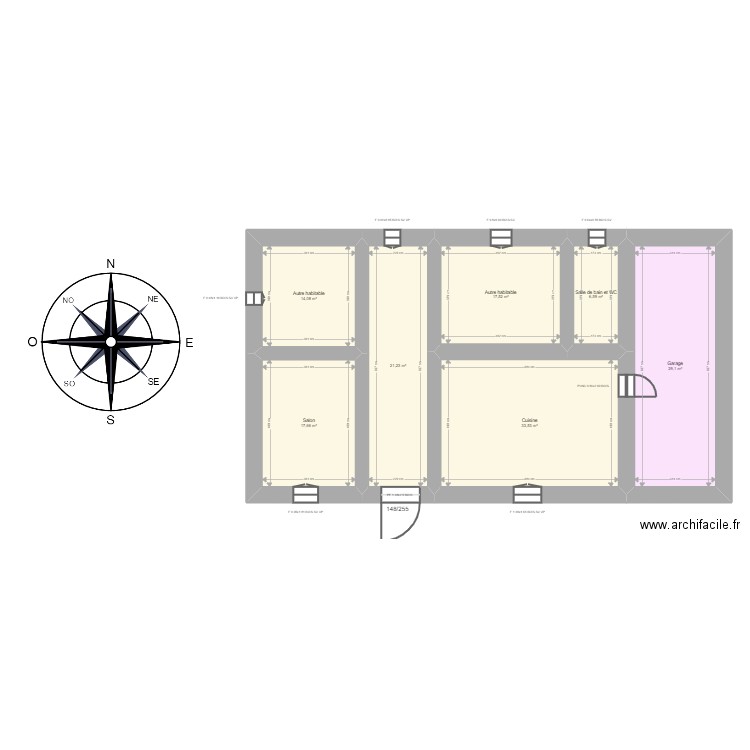 Waller . Plan de 0 pièce et 0 m2