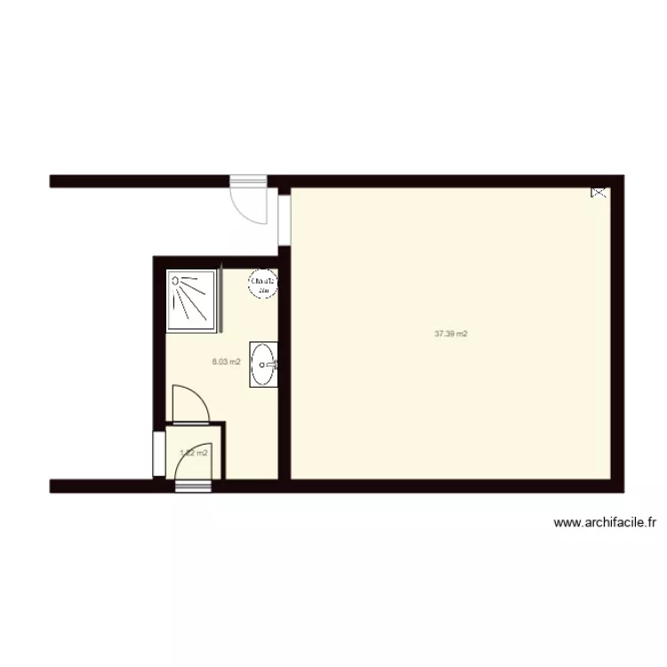 BLONQVIST la Vinaudais. Plan de 