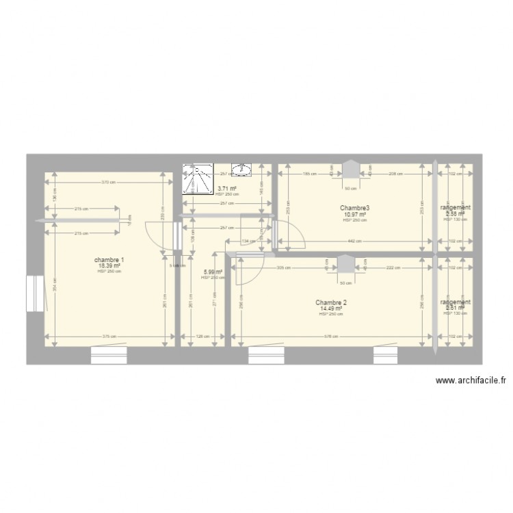 new etage 1. Plan de 0 pièce et 0 m2