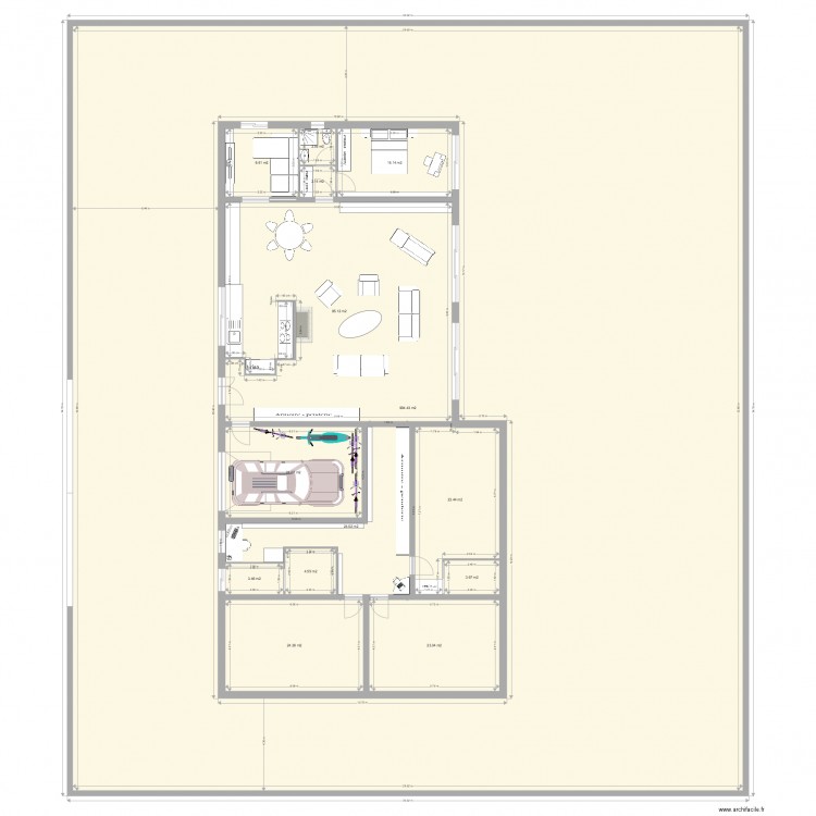 tsealr. Plan de 0 pièce et 0 m2