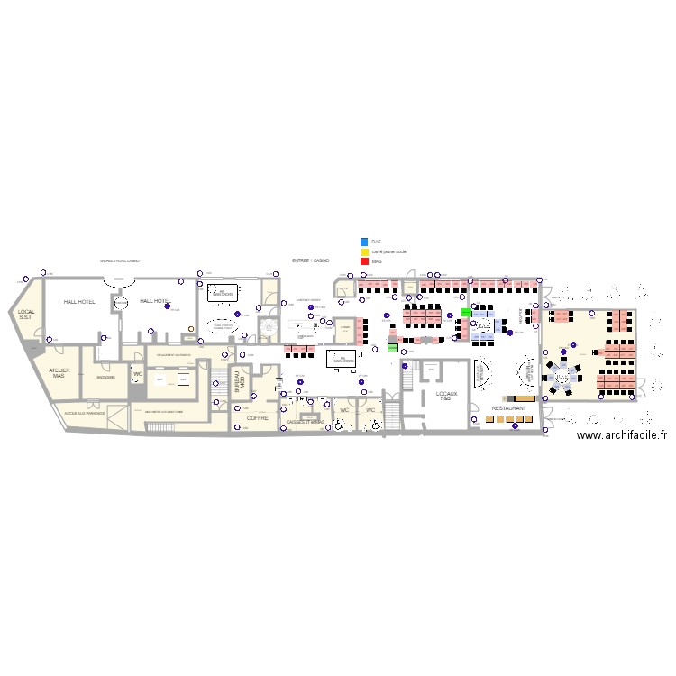 OPTION Texas 3 Plan de salle RDC Novembre 2019. Plan de 0 pièce et 0 m2