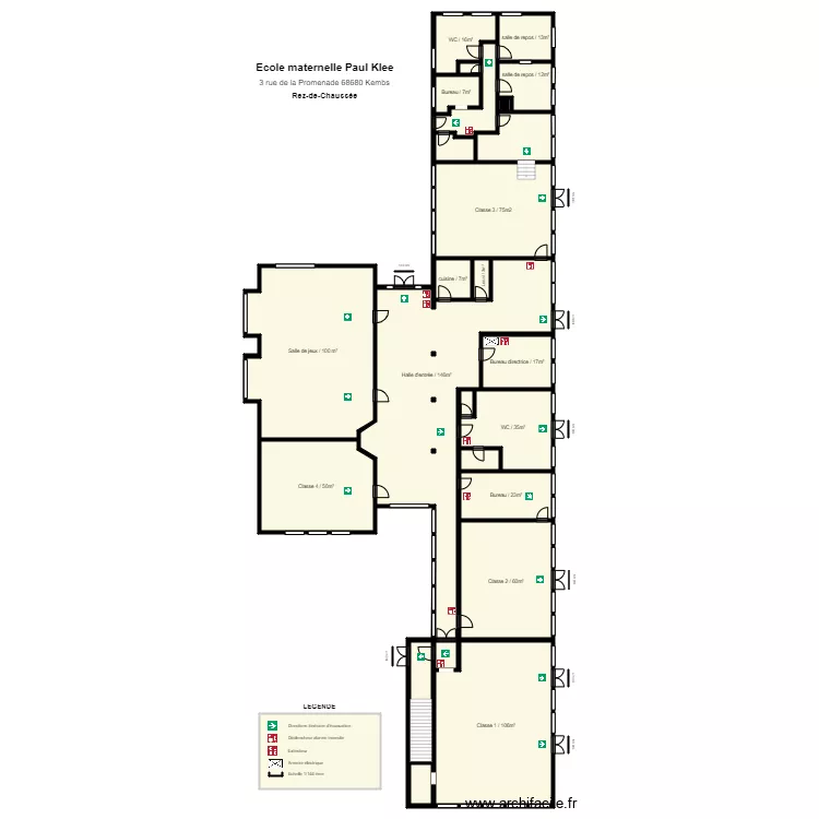 Ecole Paul Klee. Plan de 