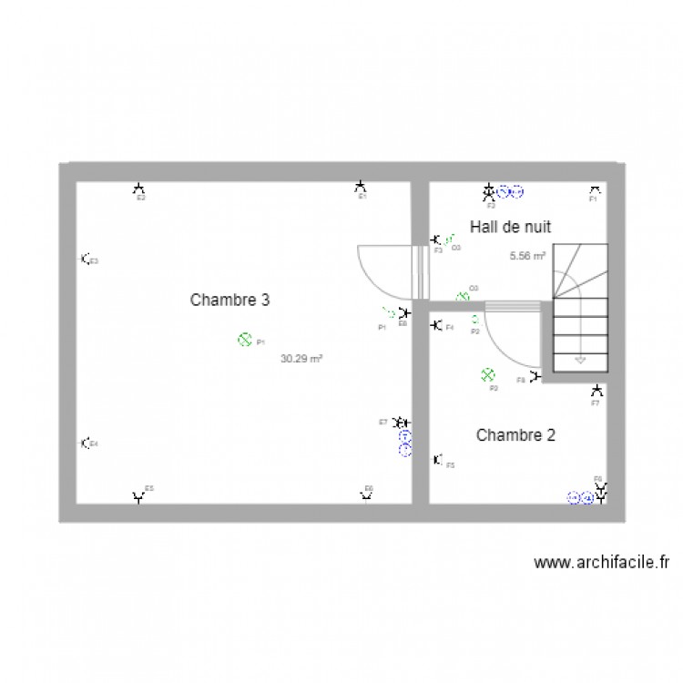 Tubize Elec Chambre. Plan de 0 pièce et 0 m2