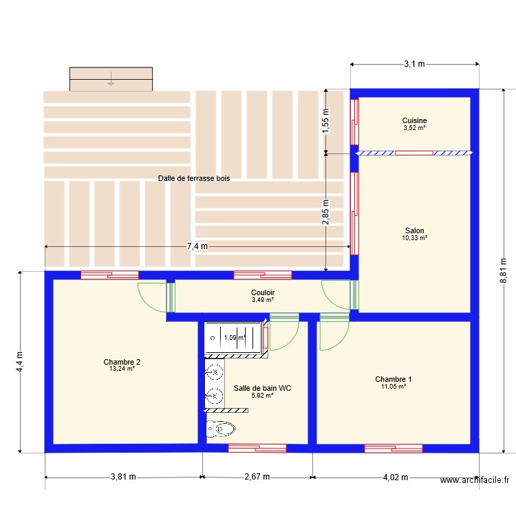 fayole 13A. Plan de 0 pièce et 0 m2