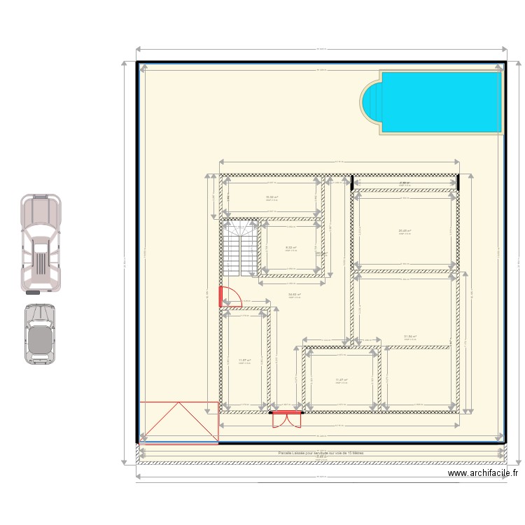  Projet RV Cité Med cent quarante Mètre carré. Plan de 0 pièce et 0 m2