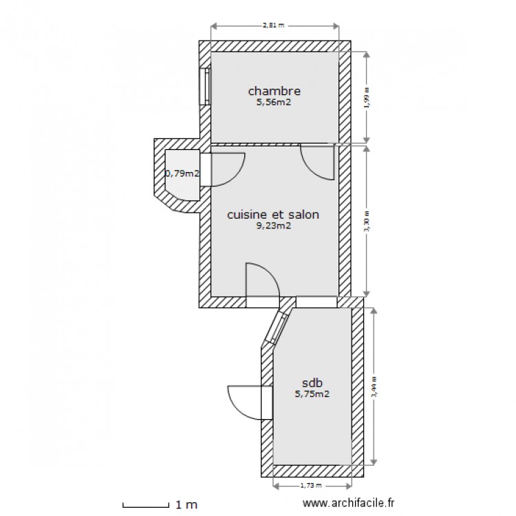 doudeville futur . Plan de 0 pièce et 0 m2