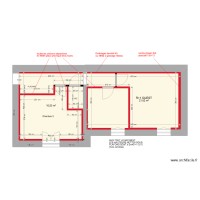 PLAN AF A CONSTRUIRE R+1 CENTRE ET EST