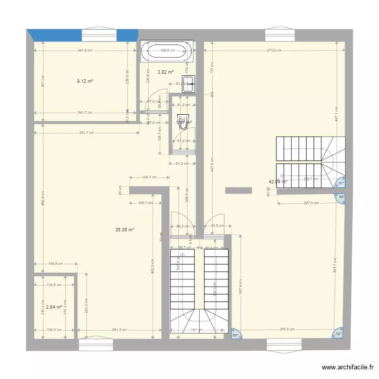 APPART 2. Plan de 