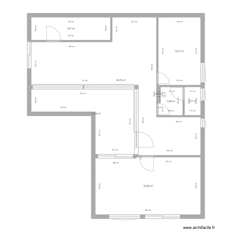 Espace dentaire existant. Plan de Espace dentaire existant. Plan de