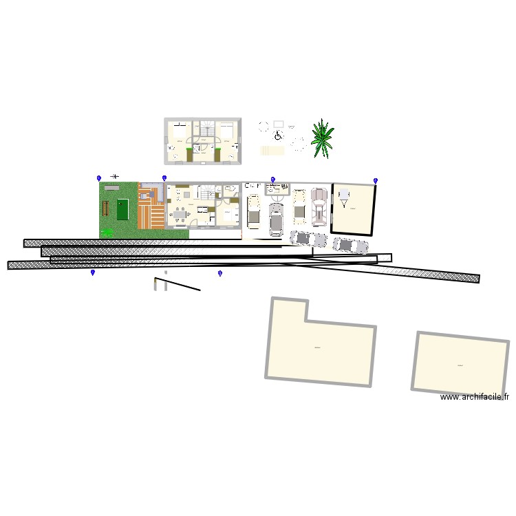 unit 3. Plan de 14 pièces et 323 m2