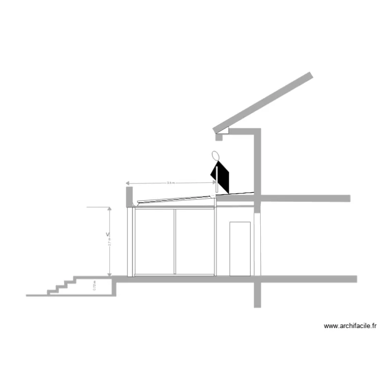 Taillard coupe extension B. Plan de Taillard coupe extension B. Plan de