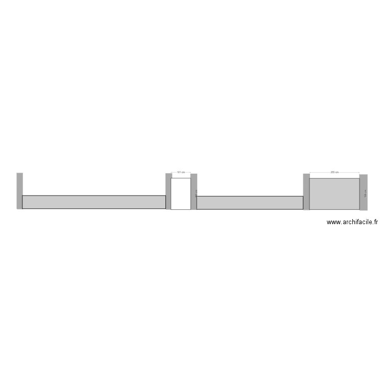 facade. Plan de 0 pièce et 0 m2