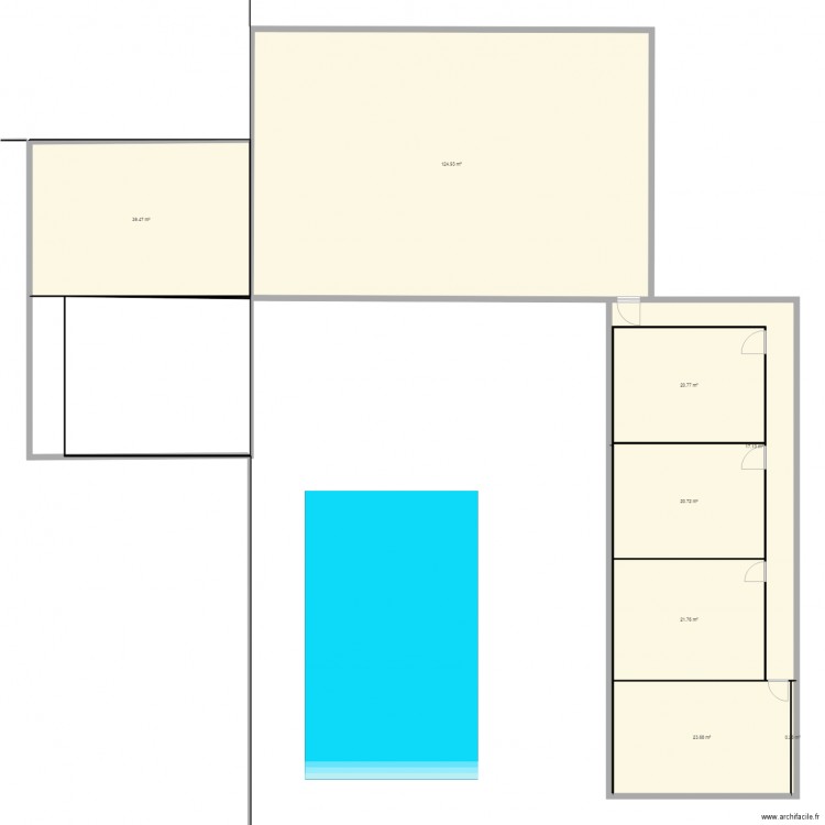 300M2. Plan de 0 pièce et 0 m2