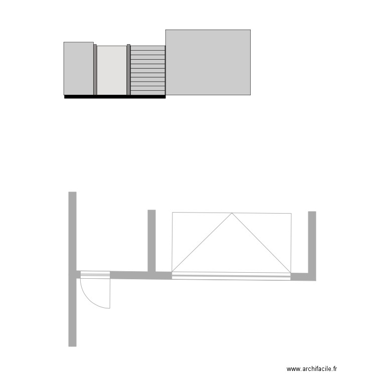 portillon garage VF. Plan de 0 pièce et 0 m2