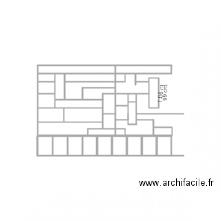meuble bibliotheque 4. Plan de 0 pièce et 0 m2