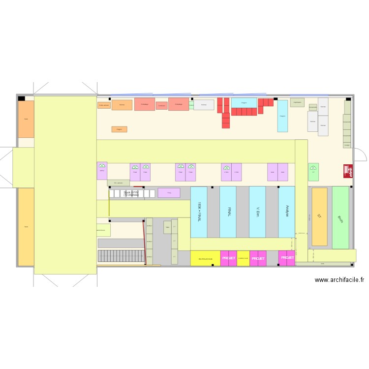 Zone expédition 1 actuel. Plan de 0 pièce et 0 m2