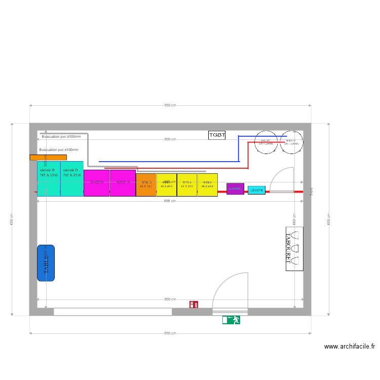 PLAN LAVERIE SATHONAY LEMENTEUR. Plan de 0 pièce et 0 m2