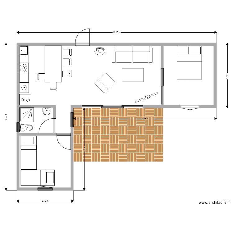 Mautauban. Plan de 0 pièce et 0 m2