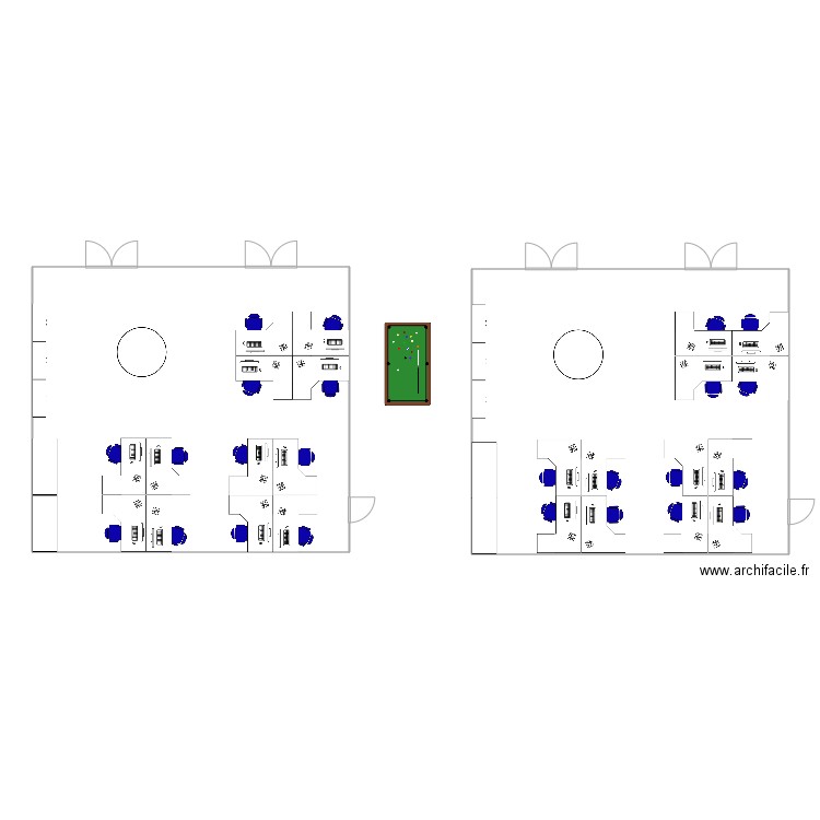 SAV2. Plan de 2 pièces et 180 m2