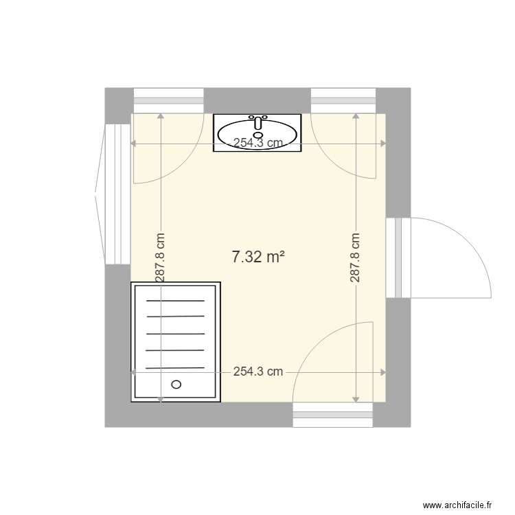 maitre. Plan de 0 pièce et 0 m2