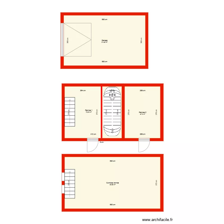 BI 4313 annexes c&ocirc;t&eacute;s. Plan de 