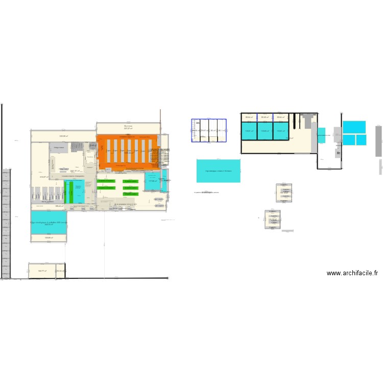 Projet agencement Station de conditionnement. Plan de 0 pièce et 0 m2