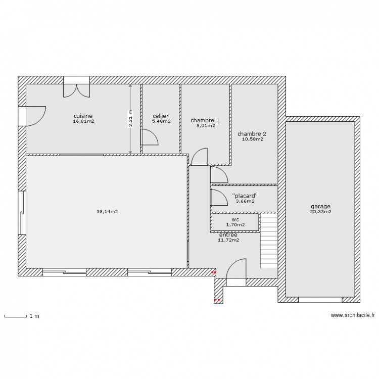 Plan. Plan de 0 pièce et 0 m2
