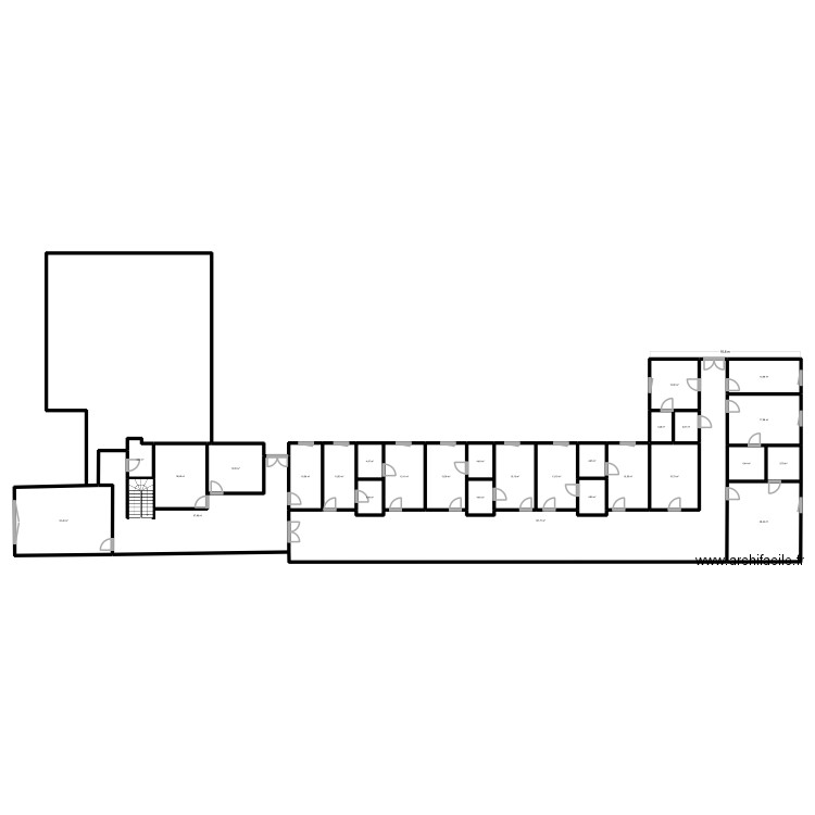 extension rdc pithiviers. Plan de 28 pièces et 473 m2