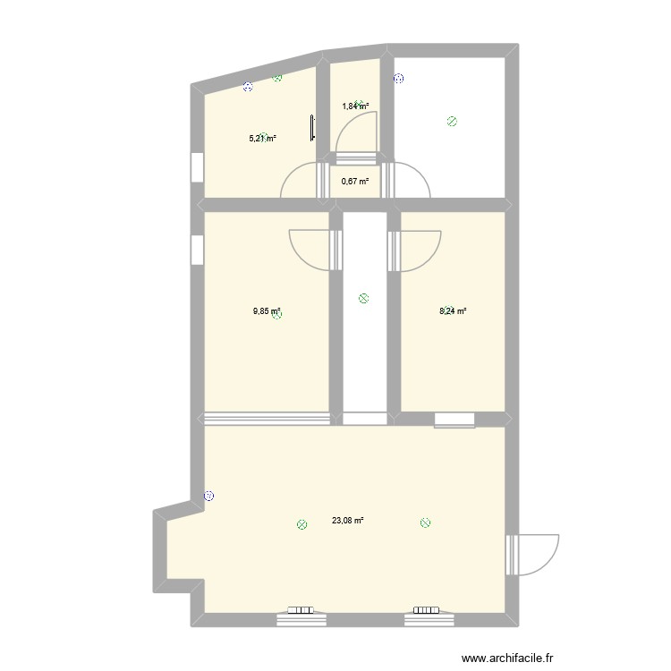Appartement. Plan de 0 pièce et 0 m2