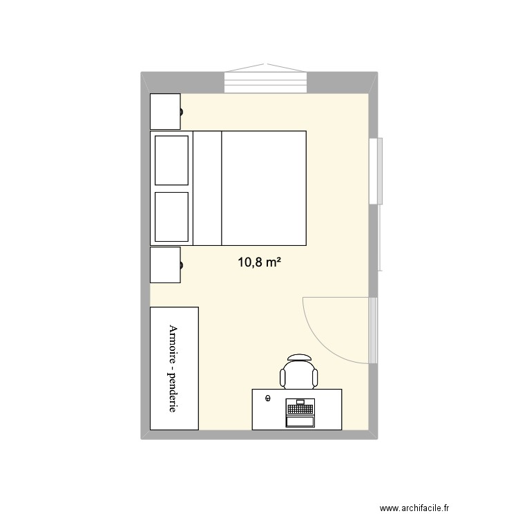 chambre 2. Plan de 0 pièce et 0 m2